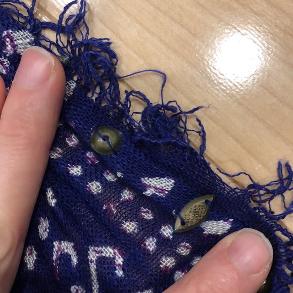 Purple infinite scarf - Ecote - Picture 3 of 4